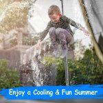 Kids Trampoline Sprinkler Outdoor Water Park Sprinkler for Kids Outdoor Water Game Toys - Image 2