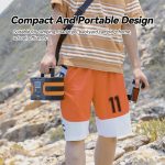 200W Peak Power Station, Flashfish CPAP Battery 166Wh 45000mAh Backup Power Pack 110V 150W Lithium Battery Pack Camping Solar Generator for CPAP Camping Home Emergency Power Supply - Image 9