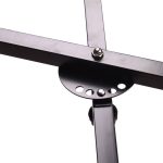 Professional Folding Glarry Single-tube X-type Keyboard Stand Black - Image 4