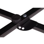 Professional Folding Glarry Single-tube X-type Keyboard Stand Black - Image 5