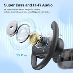 BlitzWolf BlitzMax BM-CT1 Open Ear Headphones bluetooth Earphone 16.2mm Large Drivers Bass 50h Battery ENC HD Calls Earhooks - Image 6