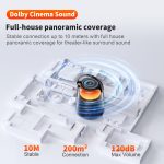 QERE HF55 Bluetooth Speaker with Hi-Res 20W Audio,Wireless HiFi Portable Speaker IPX5 Waterproof,Multiple connection modes, - Image 7