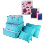 9Pcs/Set Clothes Storage Bags Water-Resistant Travel Luggage Organizer Clothing Packing Cubes for Blouse Hosiery Stocking Underwear - Image 28