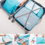 9Pcs/Set Clothes Storage Bags Water-Resistant Travel Luggage Organizer Clothing Packing Cubes for Blouse Hosiery Stocking Underwear - Image 33