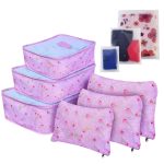 9Pcs/Set Clothes Storage Bags Water-Resistant Travel Luggage Organizer Clothing Packing Cubes for Blouse Hosiery Stocking Underwear - Image 92
