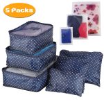 9Pcs/Set Clothes Storage Bags Water-Resistant Travel Luggage Organizer Clothing Packing Cubes for Blouse Hosiery Stocking Underwear - Image 15