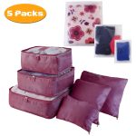 9Pcs/Set Clothes Storage Bags Water-Resistant Travel Luggage Organizer Clothing Packing Cubes for Blouse Hosiery Stocking Underwear - Image 52