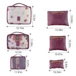 9Pcs/Set Clothes Storage Bags Water-Resistant Travel Luggage Organizer Clothing Packing Cubes for Blouse Hosiery Stocking Underwear - Image 81