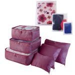 9Pcs/Set Clothes Storage Bags Water-Resistant Travel Luggage Organizer Clothing Packing Cubes for Blouse Hosiery Stocking Underwear - Image 70
