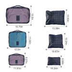 9Pcs/Set Clothes Storage Bags Water-Resistant Travel Luggage Organizer Clothing Packing Cubes for Blouse Hosiery Stocking Underwear - Image 55