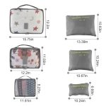 9Pcs/Set Clothes Storage Bags Water-Resistant Travel Luggage Organizer Clothing Packing Cubes for Blouse Hosiery Stocking Underwear - Image 13
