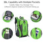 36L Outdoor Backpack Waterproof Daypack Travel Knapsack - Image 5